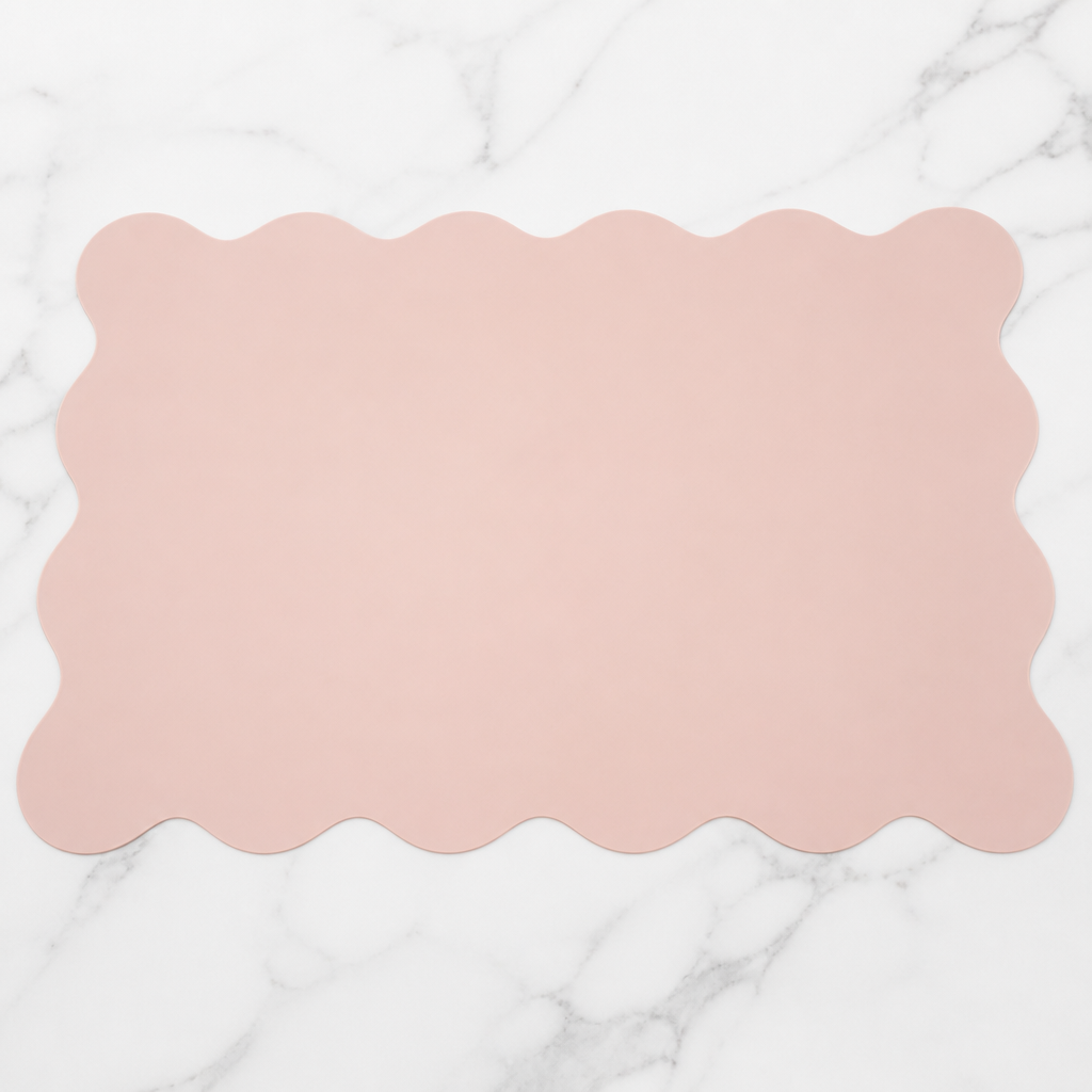 Wavy Silicone Table Mat Heat Resistant Non Slip Placemat