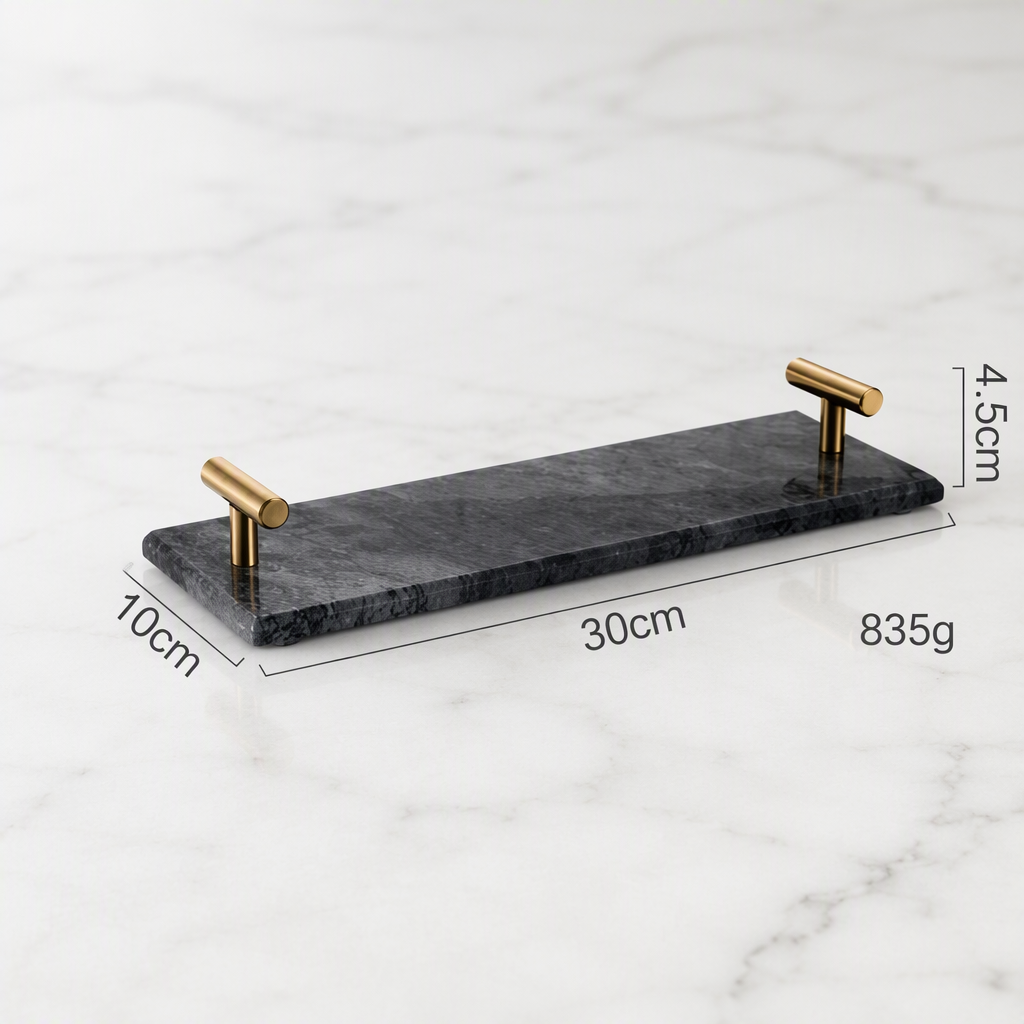 Natural Marble Tray Minimalist Decorative Serving Tray