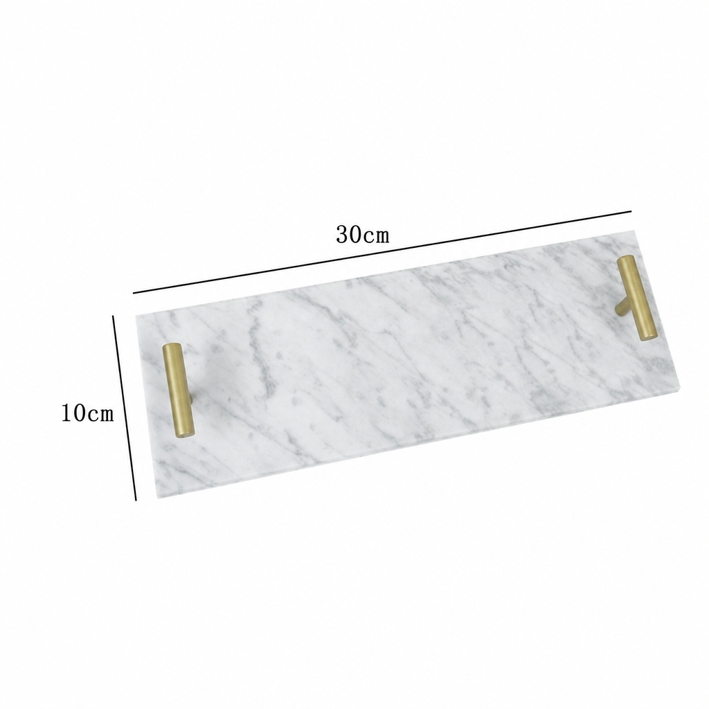Natural Marble Tray Minimalist Decorative Serving Tray