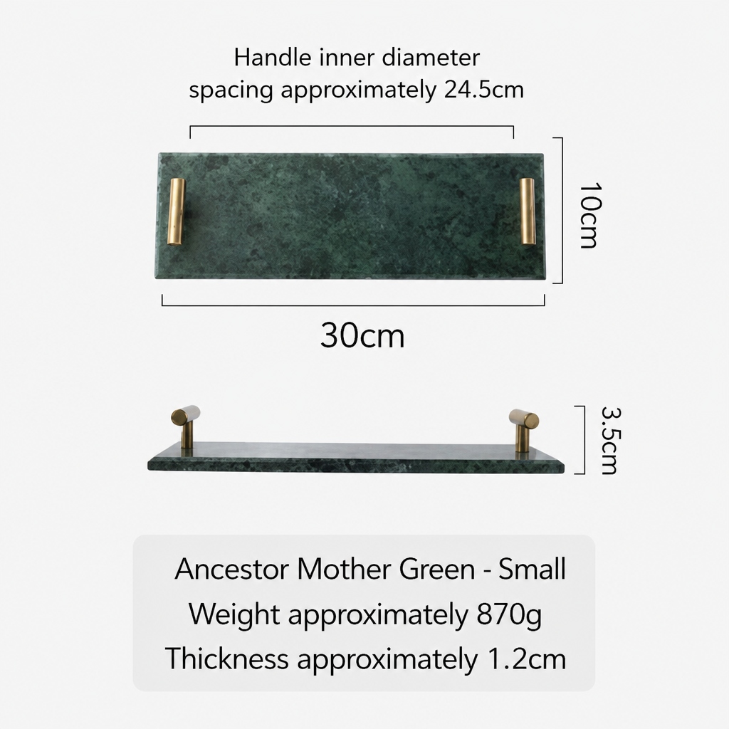 Natural Marble Tray Minimalist Decorative Serving Tray