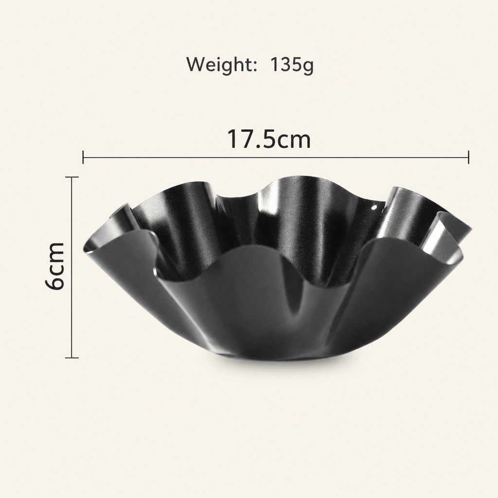 Flower Shape Baking Bowl Non Stick Carbon Steel Cake Mold Salad Bowl