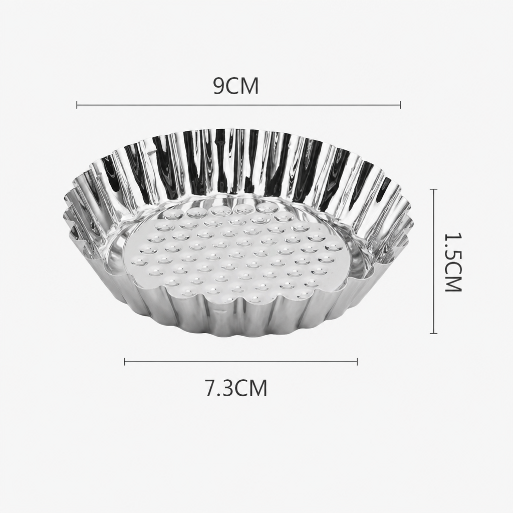 Stainless Steel Cake Mold Baking Pan Reusable Baking Mold