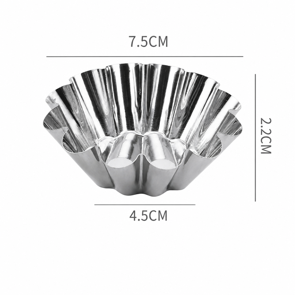 Stainless Steel Cake Mold Baking Pan Reusable Baking Mold