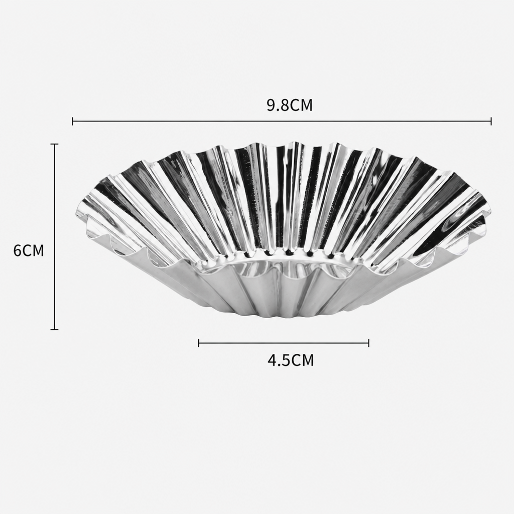Stainless Steel Cake Mold Baking Pan Reusable Baking Mold