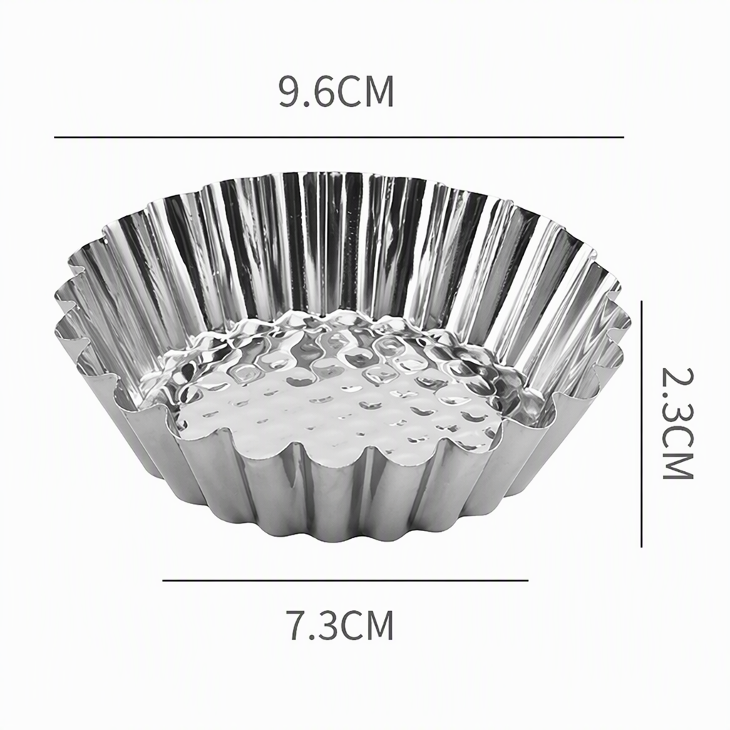 Stainless Steel Cake Mold Baking Pan Reusable Baking Mold
