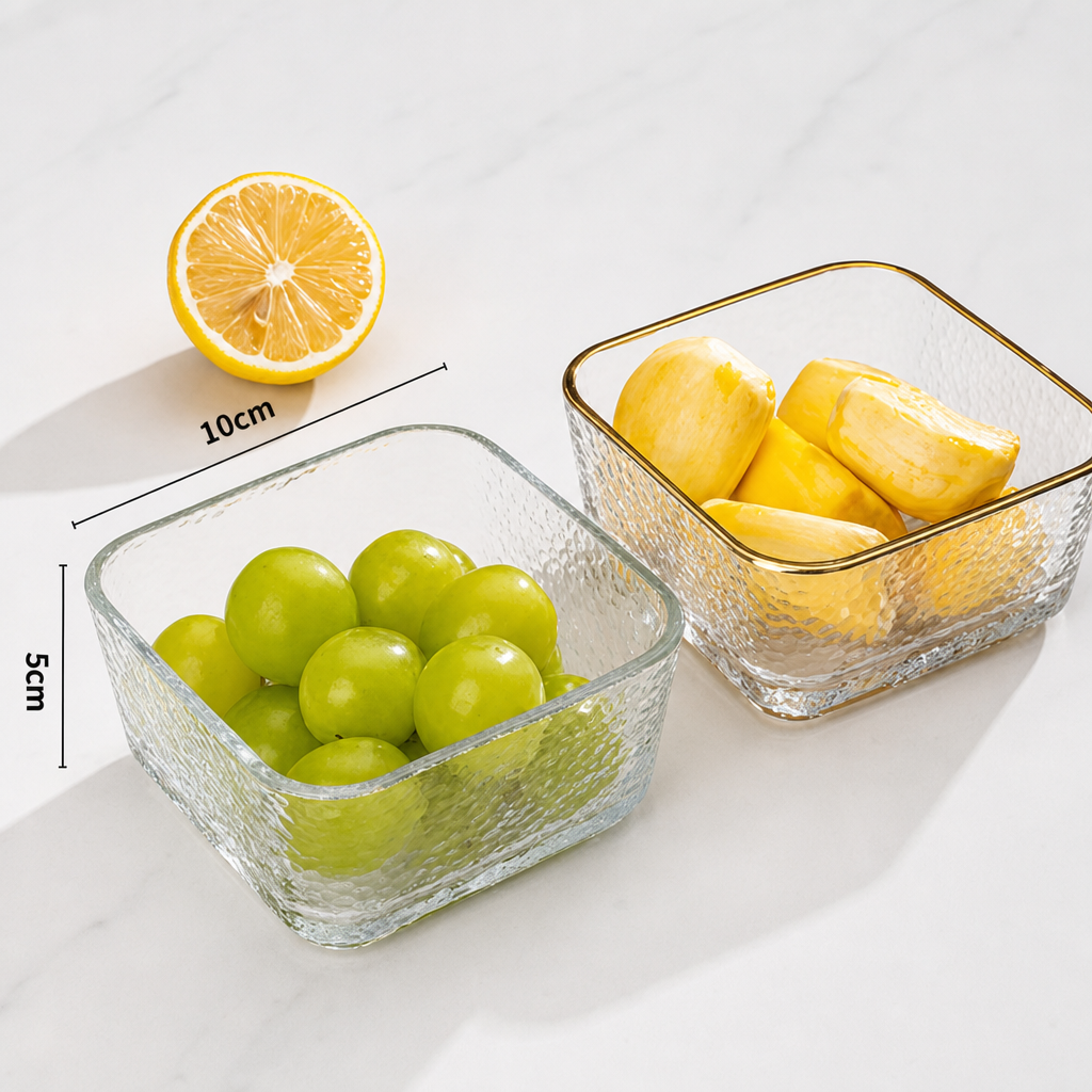 Creative Glass Salad Bowl Sauce Dish Serving Bowl