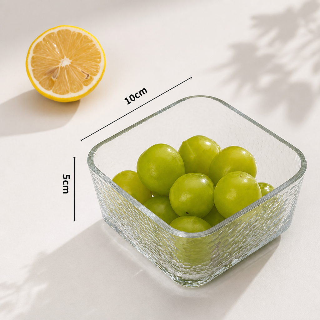 Creative Glass Salad Bowl Sauce Dish Serving Bowl