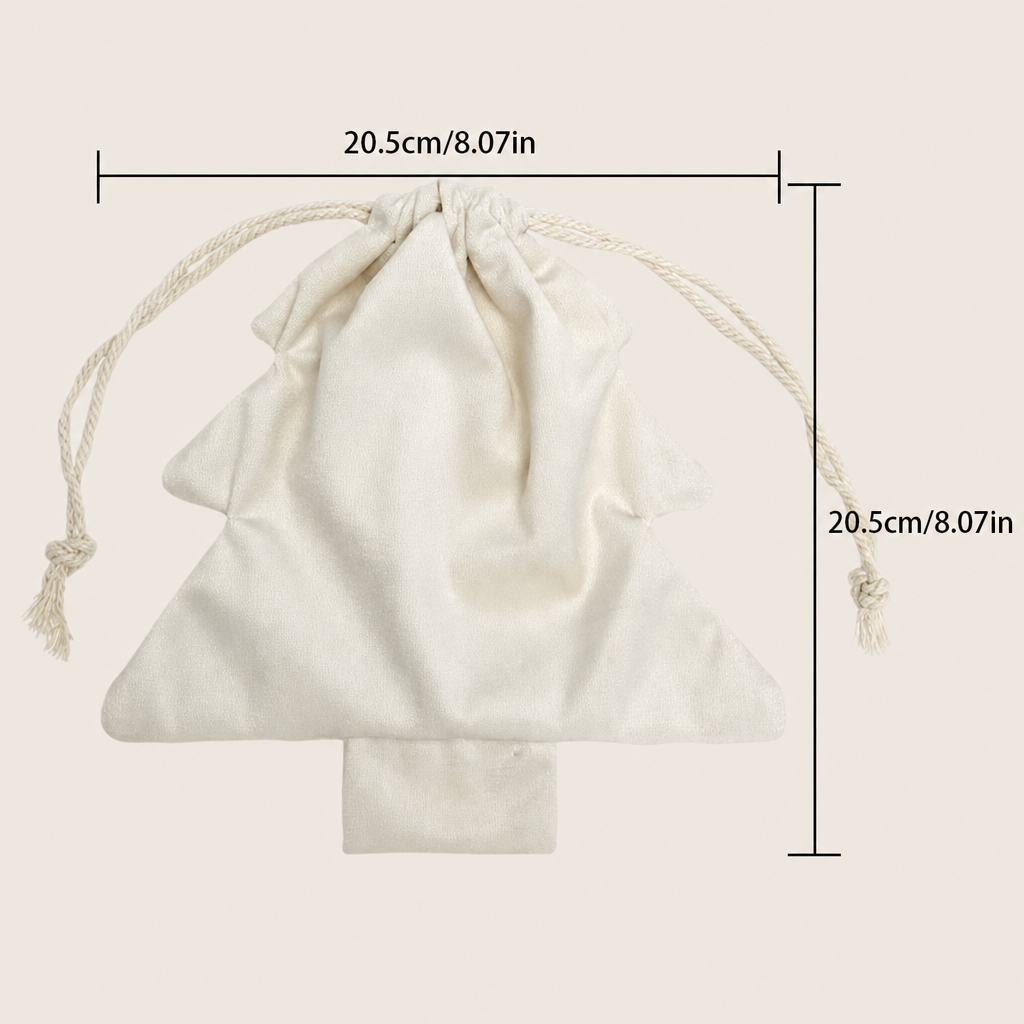 Christmas Drawstring Gift Bag Holiday Tree Decoration Storage Bag