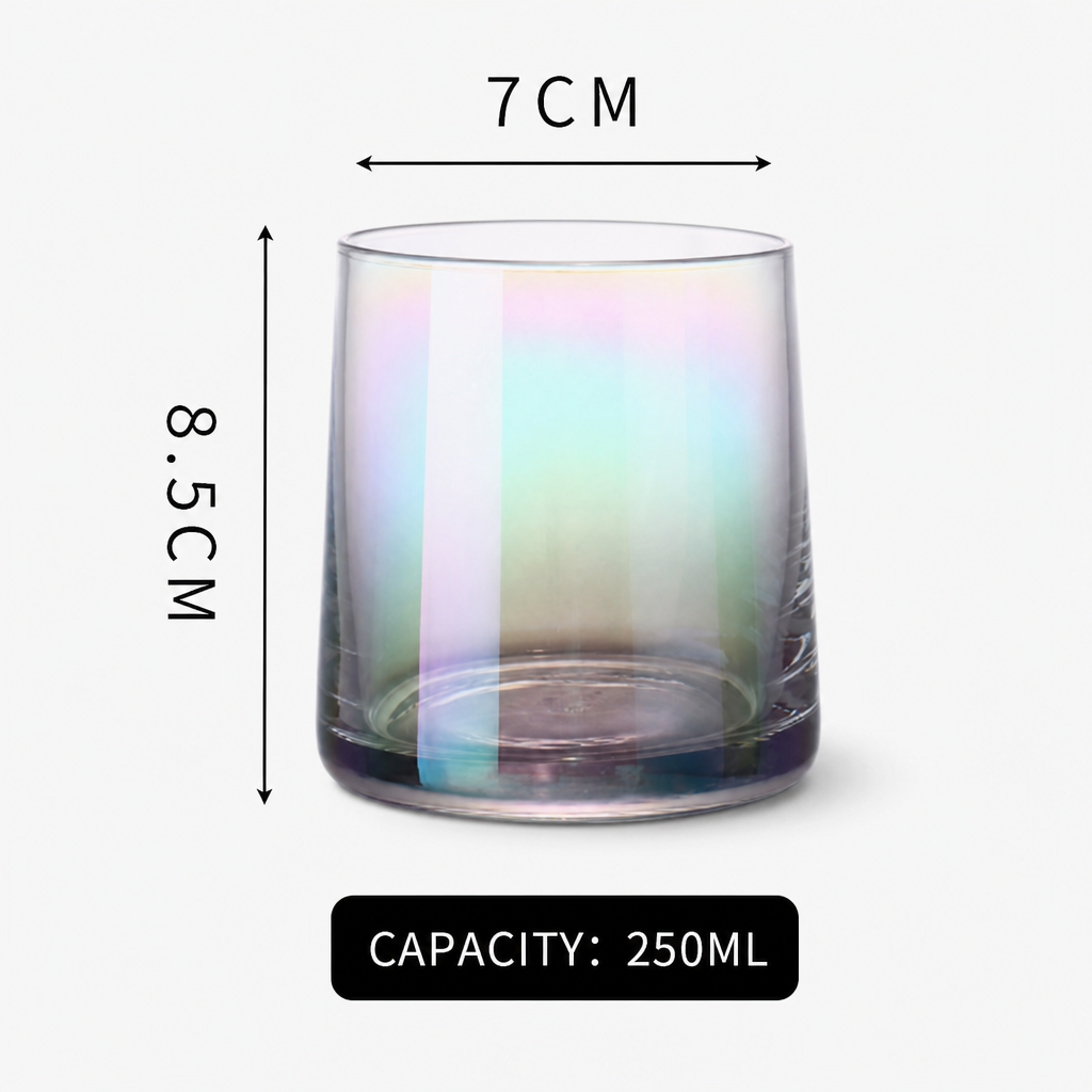 Clear Glass Tumbler Cup for Hotel Bathroom Guest House