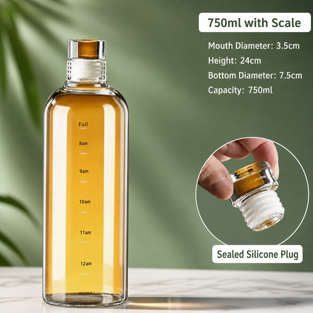 High Borosilicate Glass Bottle