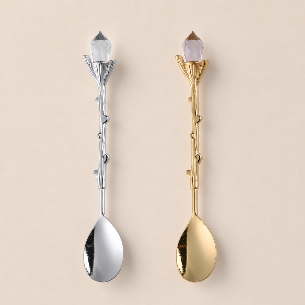 Zinc Alloy Stainless Steel Coffee Spoon