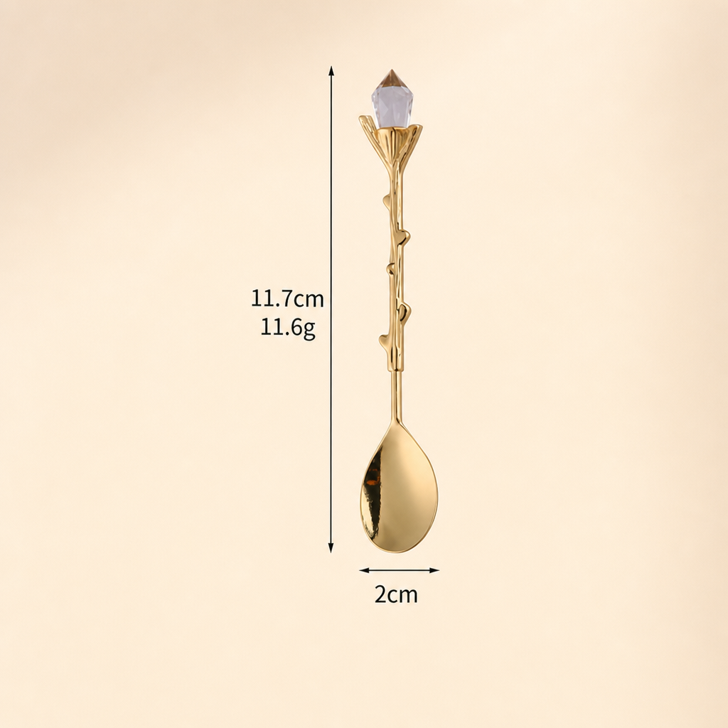 Zinc Alloy Stainless Steel Coffee Spoon