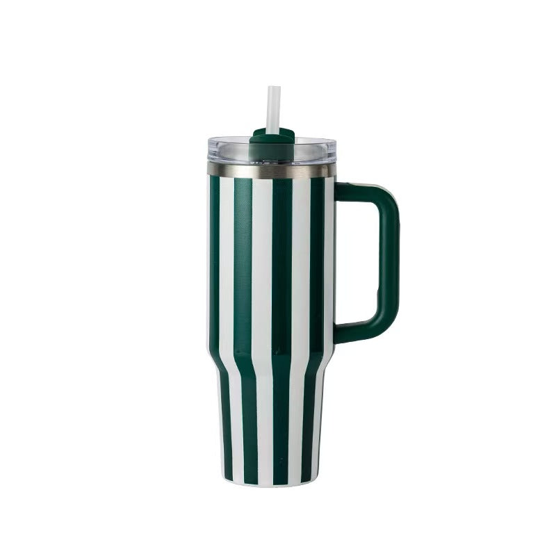 40oz Stainless Steel Insulated Tumbler Ice Boss Cup Large Capacity Travel Mug Vacuum Hot Cold Drink Bottle Portable Customizable Cup