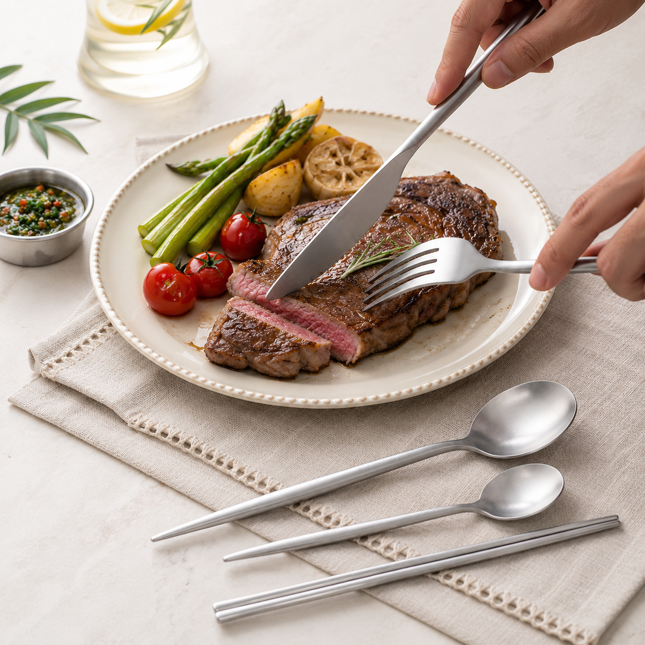304 Stainless Steel Dinner Spoon, Mirror Polished Long Handle Table Soup Spoon