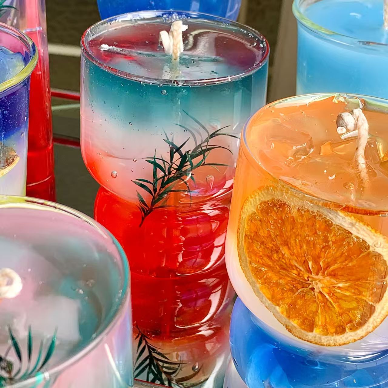 Realistic Drink Jelly Wax Candle