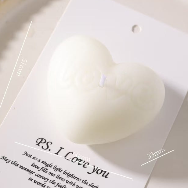 Love Heart Soy Wax Candle