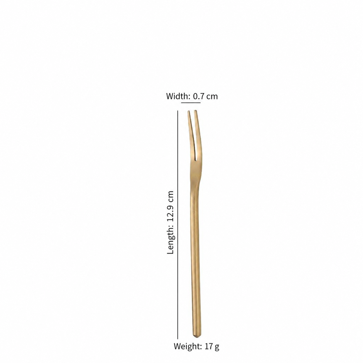 Stainless Steel Mini Dessert Fork Elegant Fruit Fork Cocktail Fork
