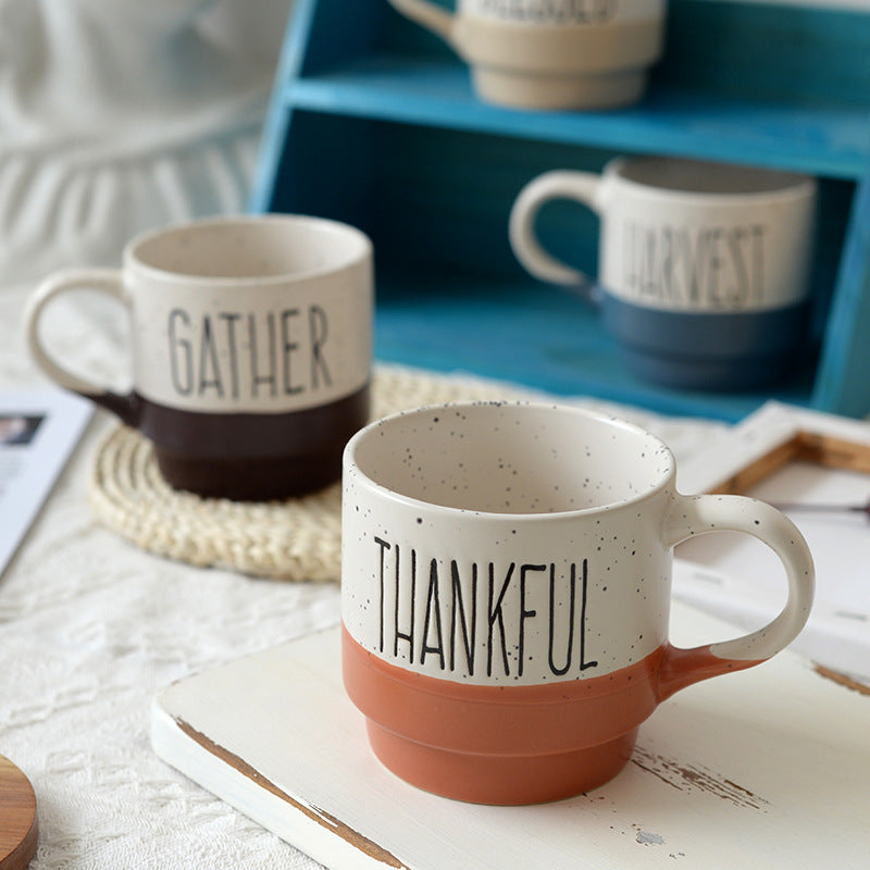 Modern Ceramic Mug – Minimalist Coffee Cup for Home, Office & Everyday Drinking