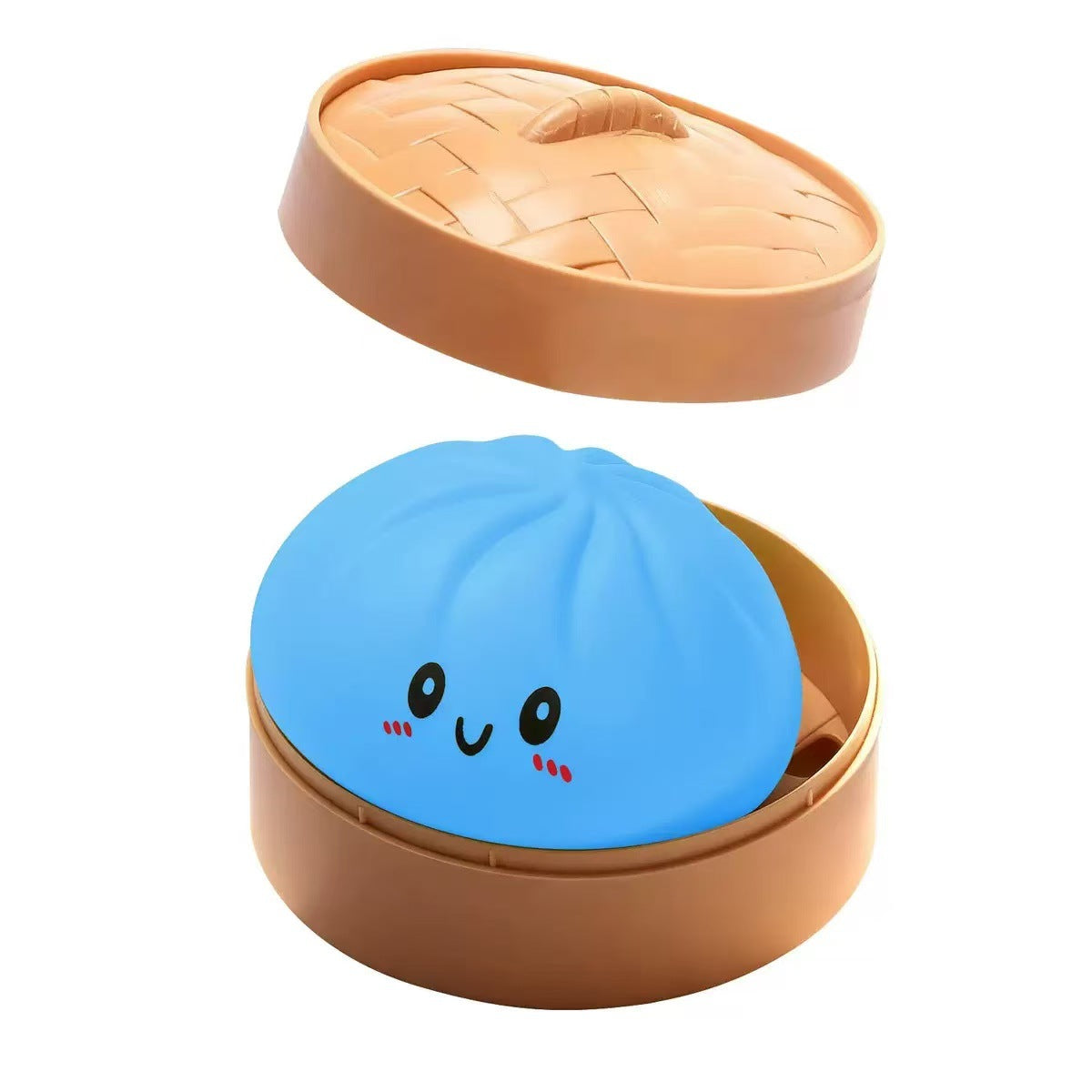 Char Siu Bun Squishy Toy – Soft Food Stress Relief Fidget Toy