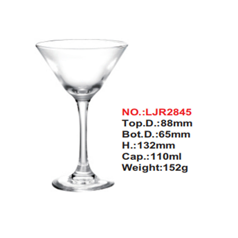 Decorative Stemmed Crystal Glass – Cocktail, Juice & Champagne Goblet