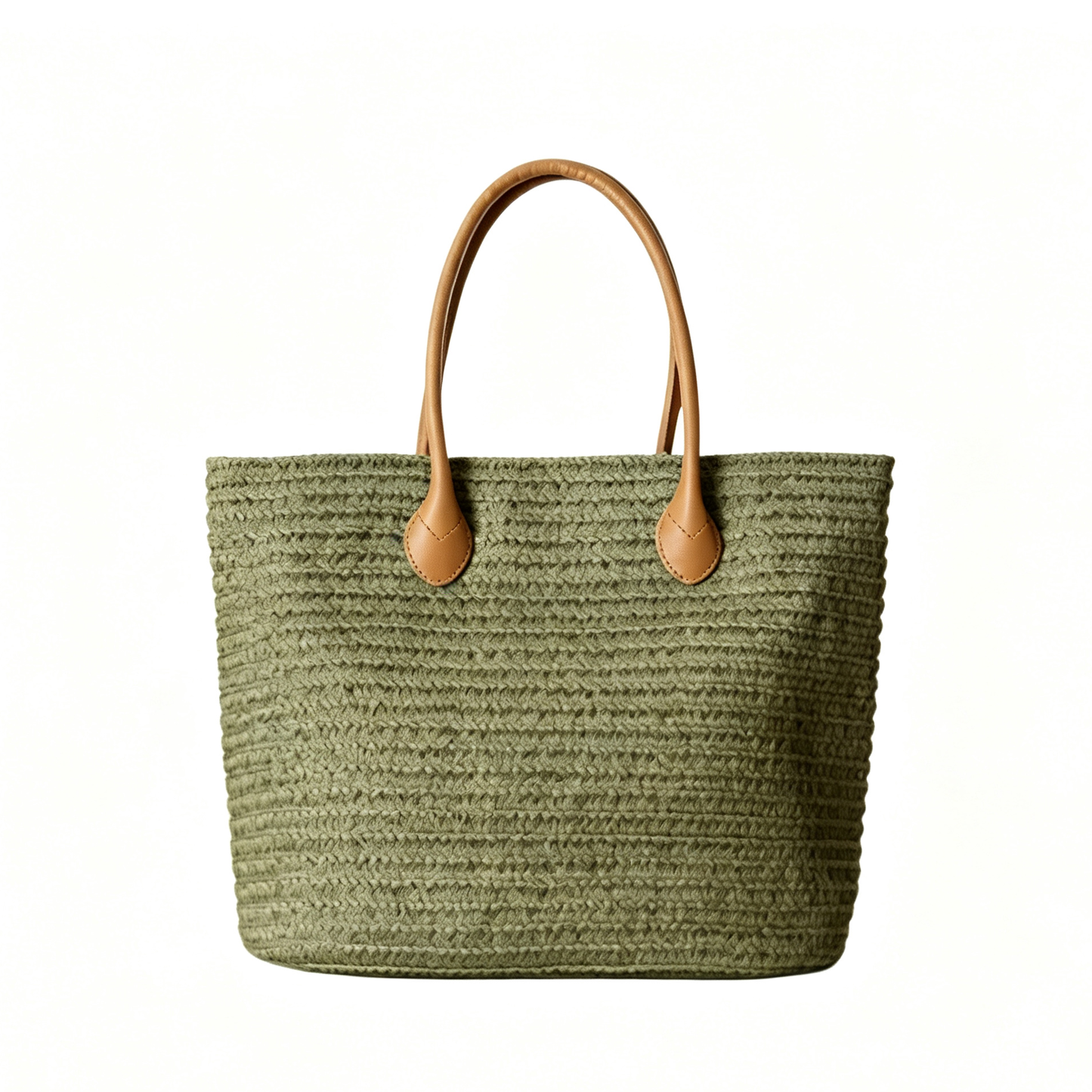 Small Woven Straw Bag – Paper Fiber Mini Handbag with Soft Peach Skin Lining