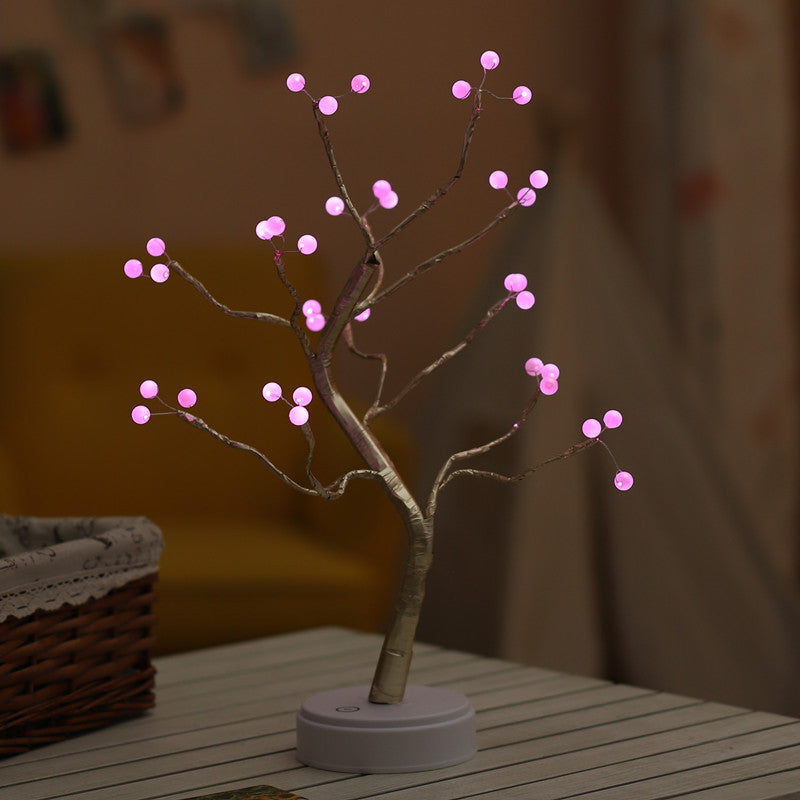 LED Pearl Christmas Tree Light – Starry Fairy Light Table Lamp