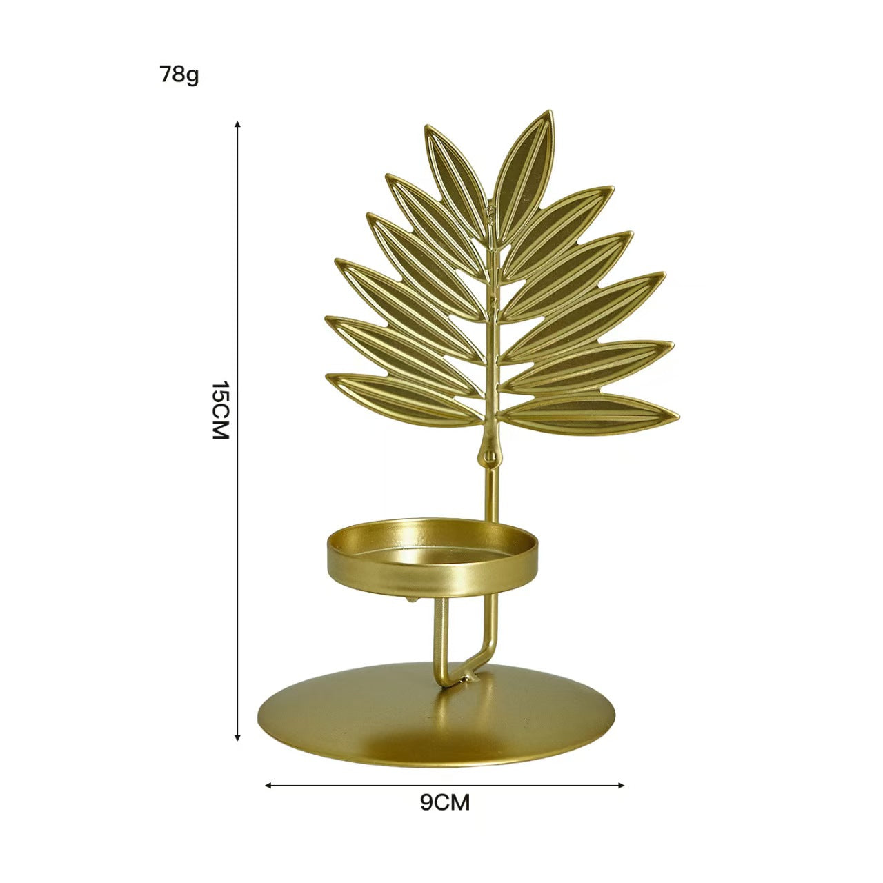 Creative Aromatherapy Candleholder, Maple Leaf Butterfly Multi Shape Iron Decor