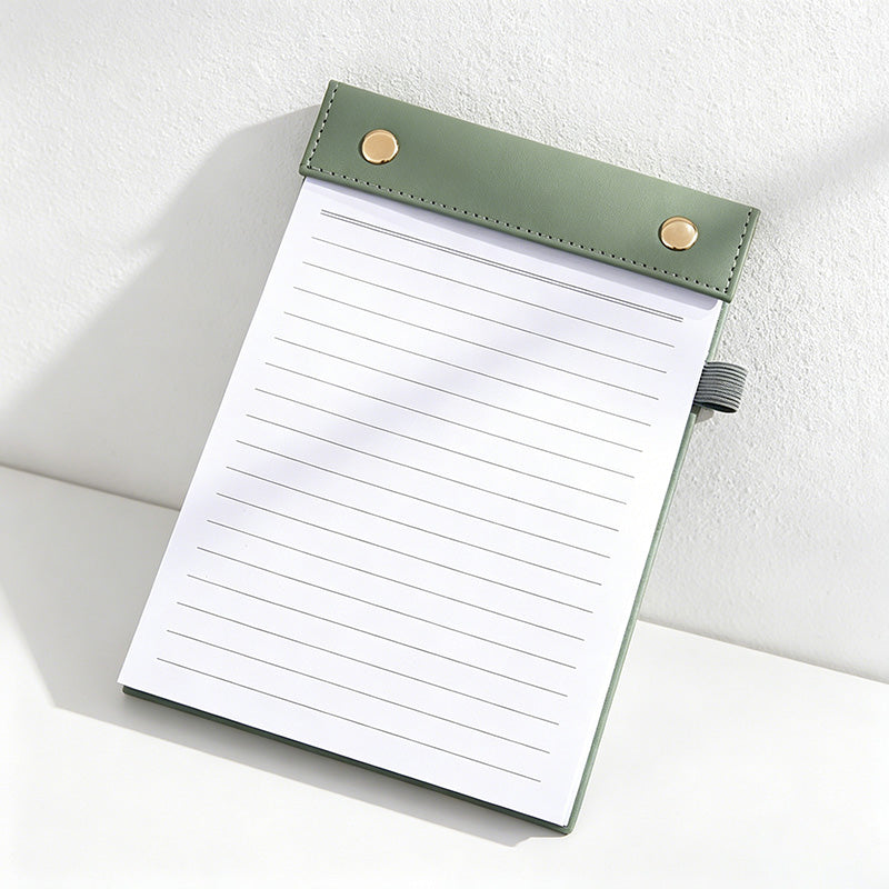 A5 Clipboard Notepad – Refillable Writing Pad with Pen Loop (150 Sheets)