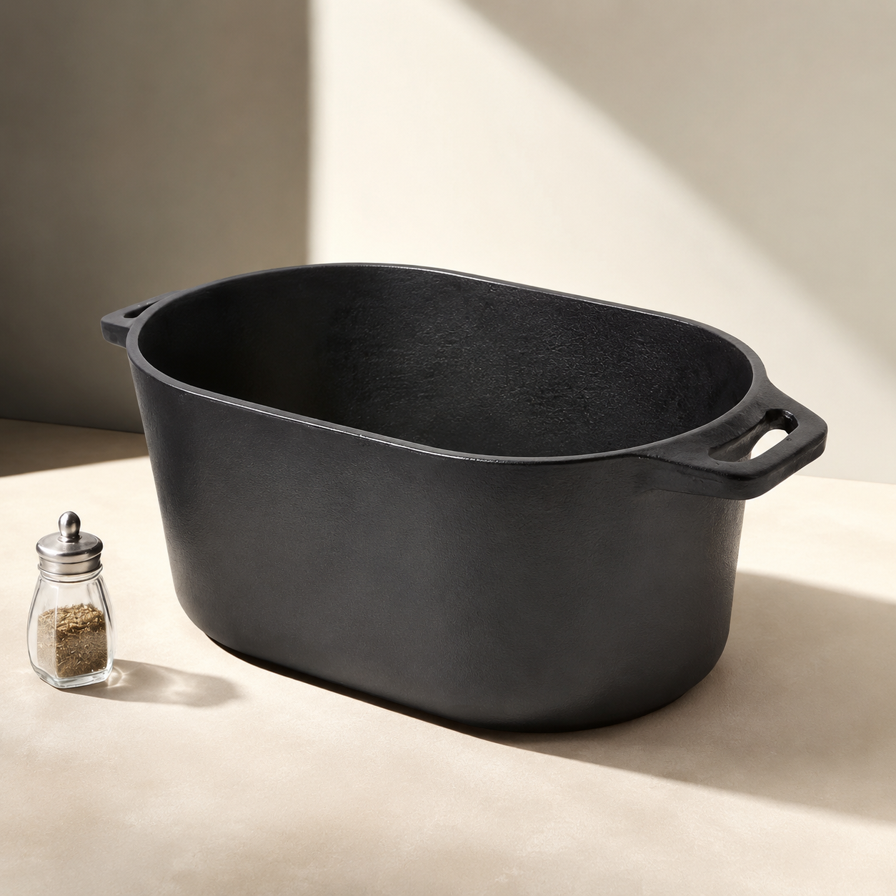 Cast Iron Bread Baker & Dutch Oven – 2-in-1 Loaf Baking Pot