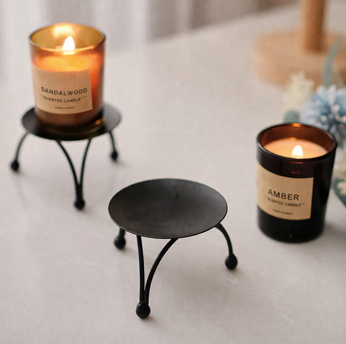 Aromatherapy Candle Tray, Iron Home Decor Piece