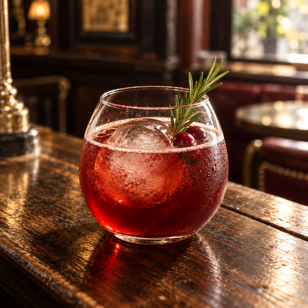 400 Ml Round Cocktail Glass, Clear Bubble Drinking Glass, Modern Tumbler