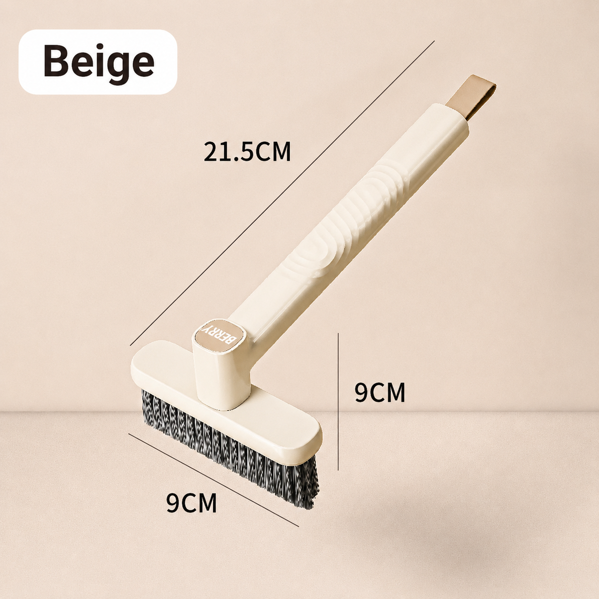 Long Handle Cleaning Brush – V Shape Hard Bristle Scrub Brush for Bathroom Tiles, Kitchen & Home Cleaning