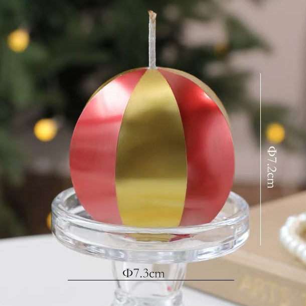 Metallic Ball Scented Candle