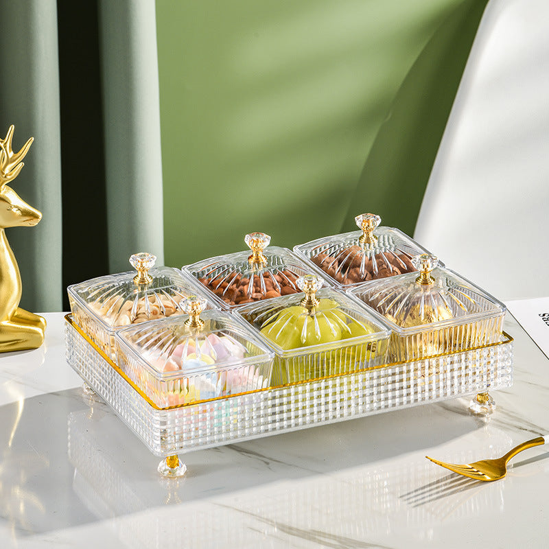 Compartment Candy Tray – Decorative Snack Serving Dish