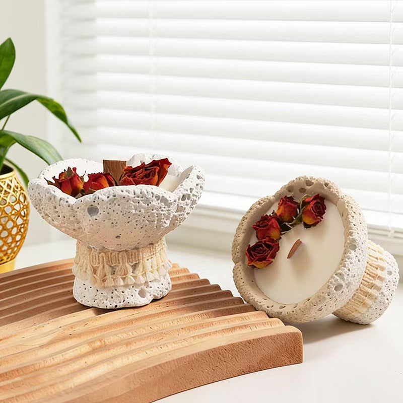 Floral Rose Scented Candle