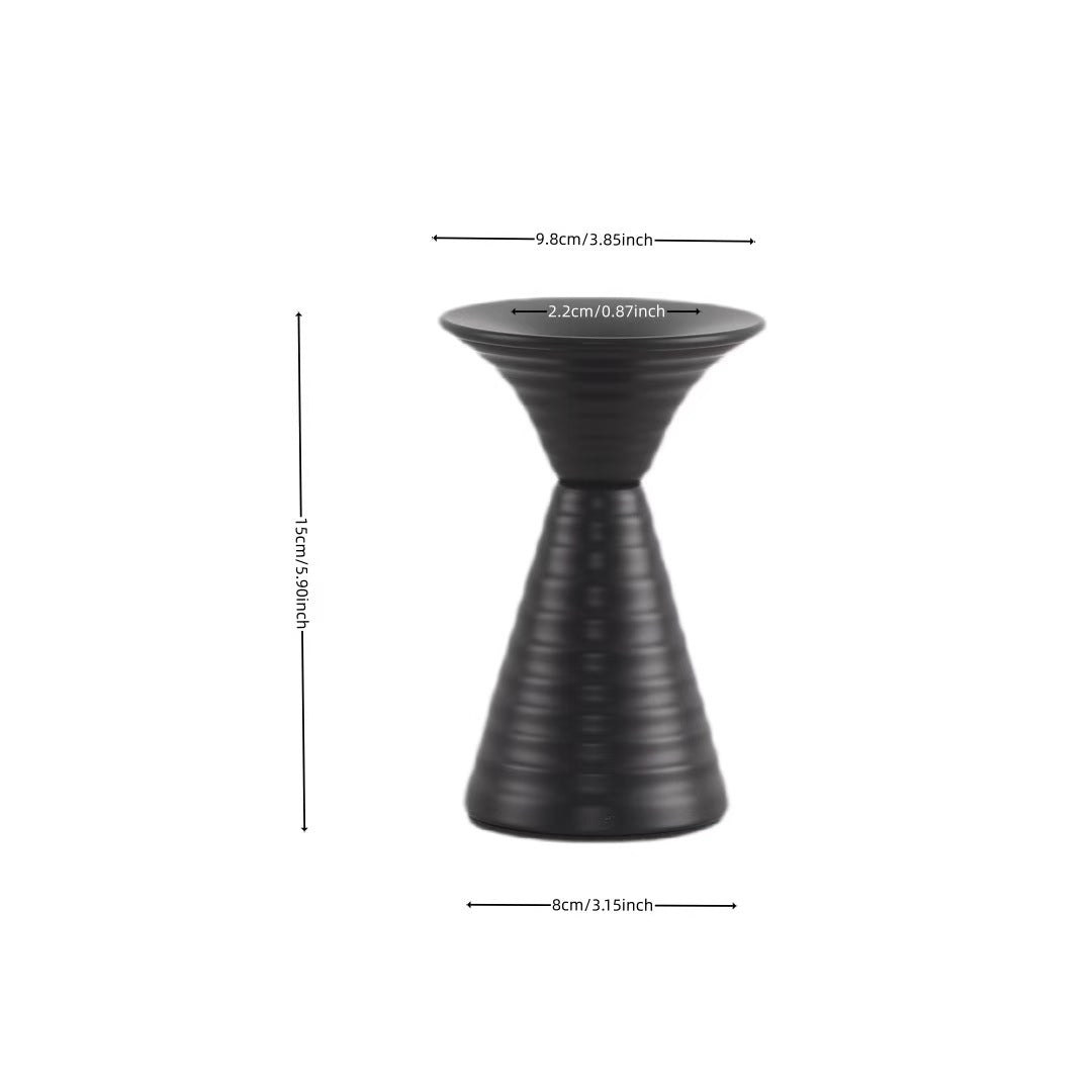 Twisted Thread Candleholder Birthday Party Decor, Heavy Duty Exquisite Iron Ornament
