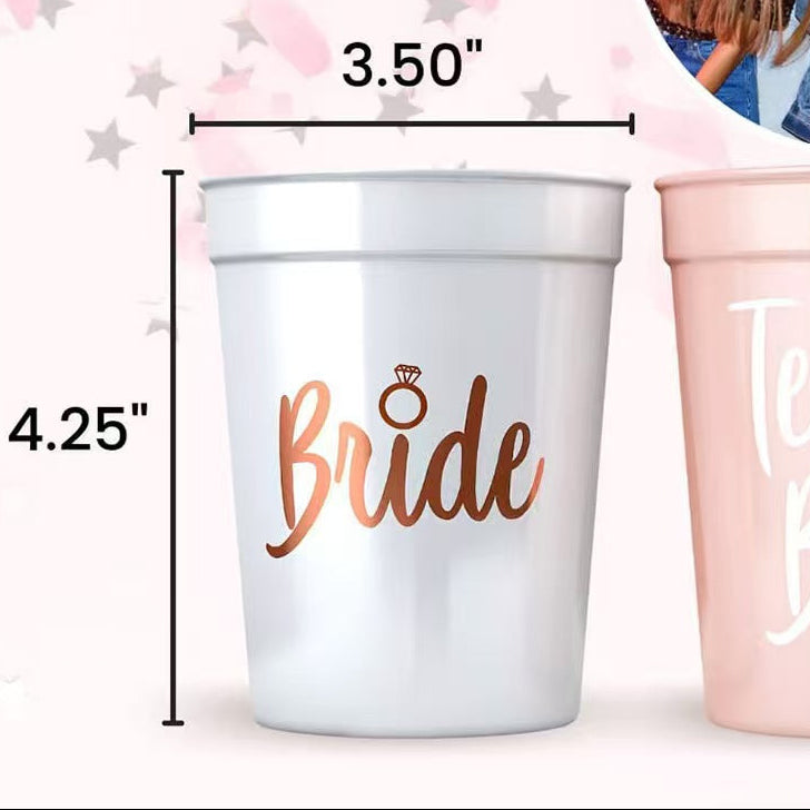 Macaron Color Plastic Party Cup Reusable Tumbler