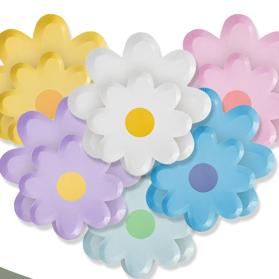 Floral Paper Plates Disposable Party Plate