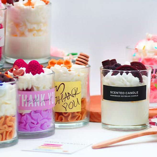 Decorative Cake Inspired Soy Candle