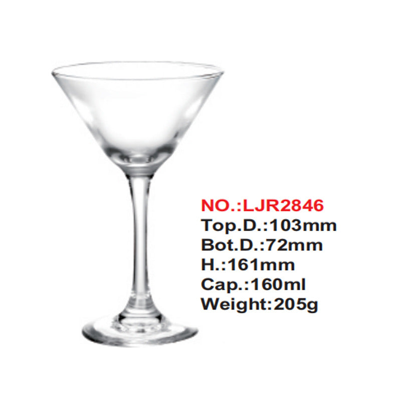 Decorative Stemmed Crystal Glass – Cocktail, Juice & Champagne Goblet