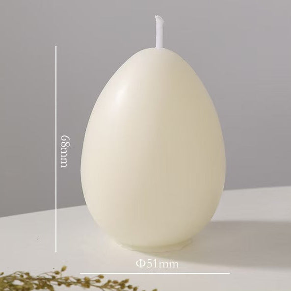 Egg-Shaped Scented Candle