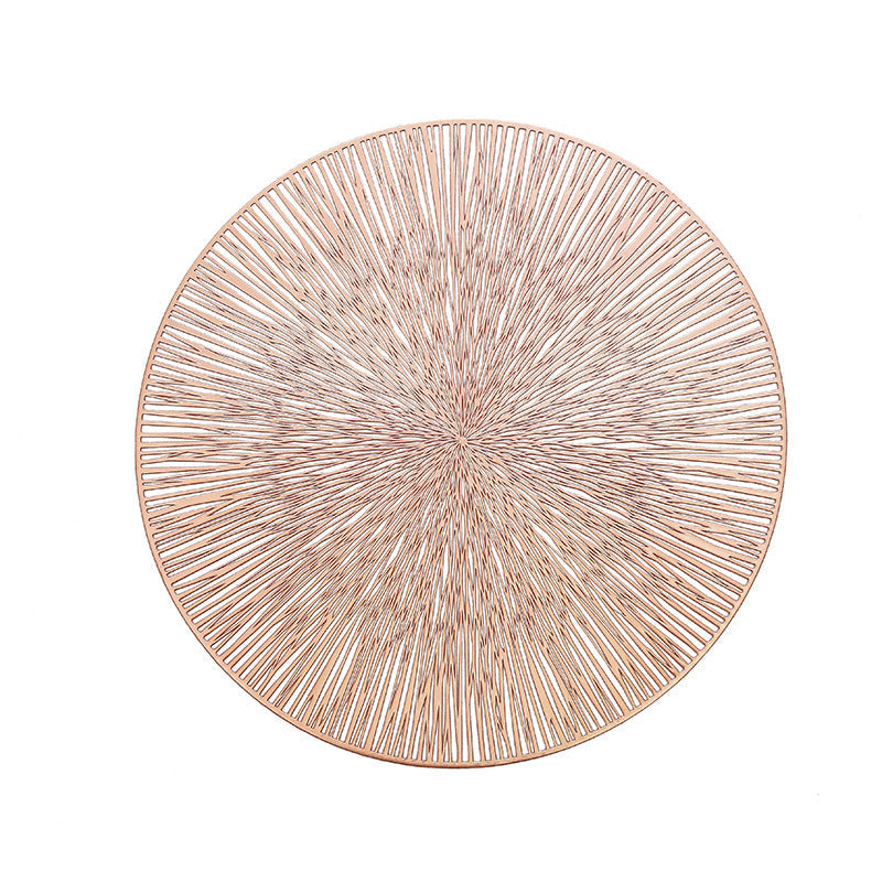 European Hollow Out Placemat – Round Ins Heat Resistant Table Mat