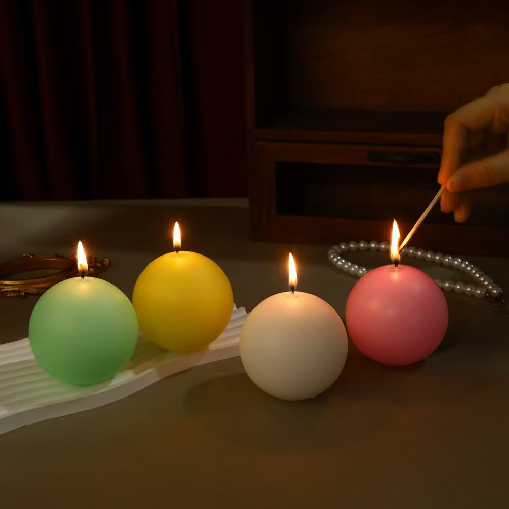 Colorful Sphere Handmade Soy Candle