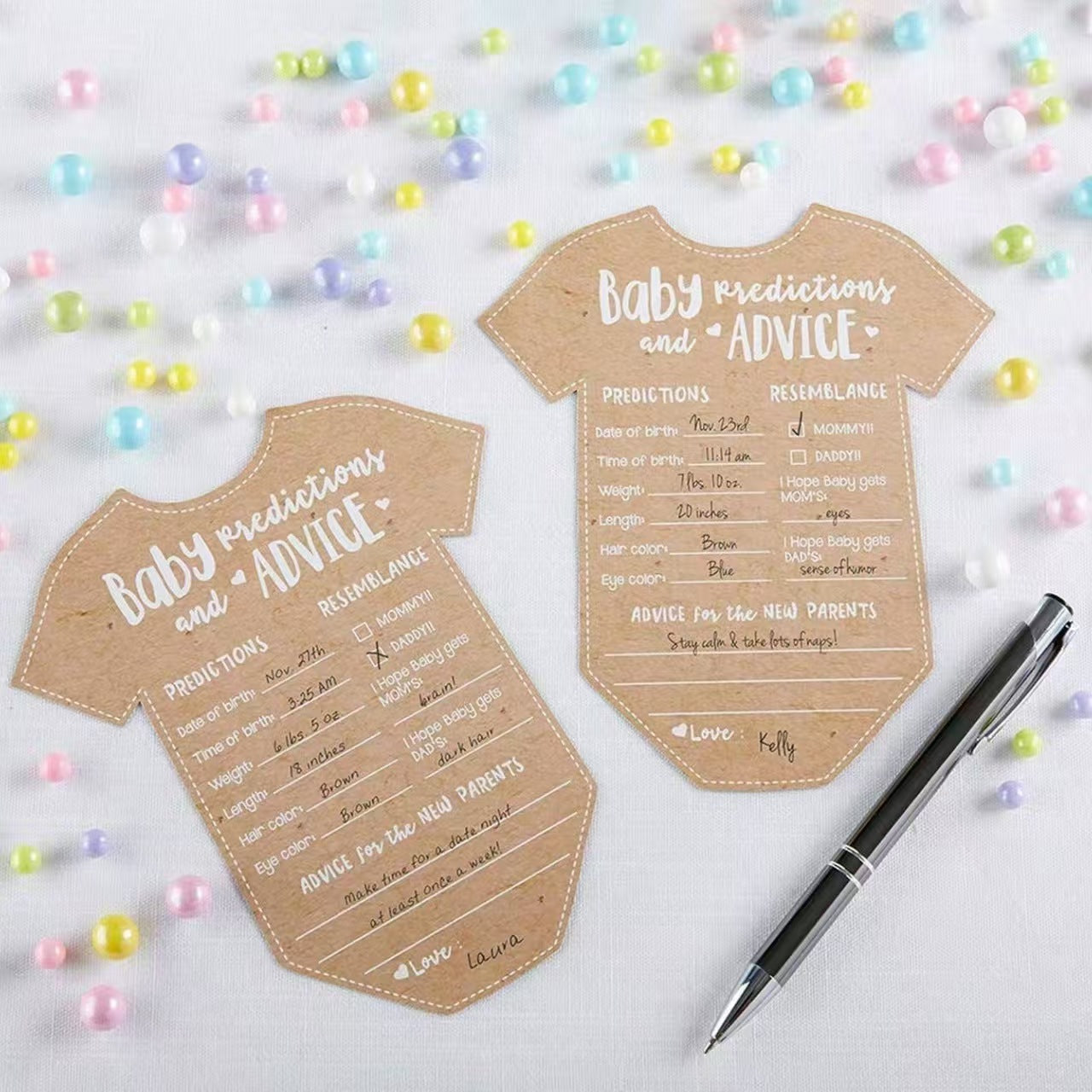 Baby Shower Game Cards Party Activity Cards for Celebration