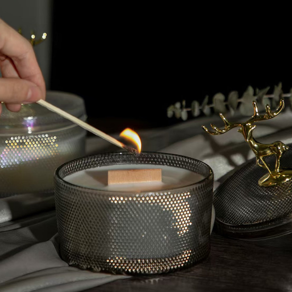 Antler Glass Soy Wax Scented Candle