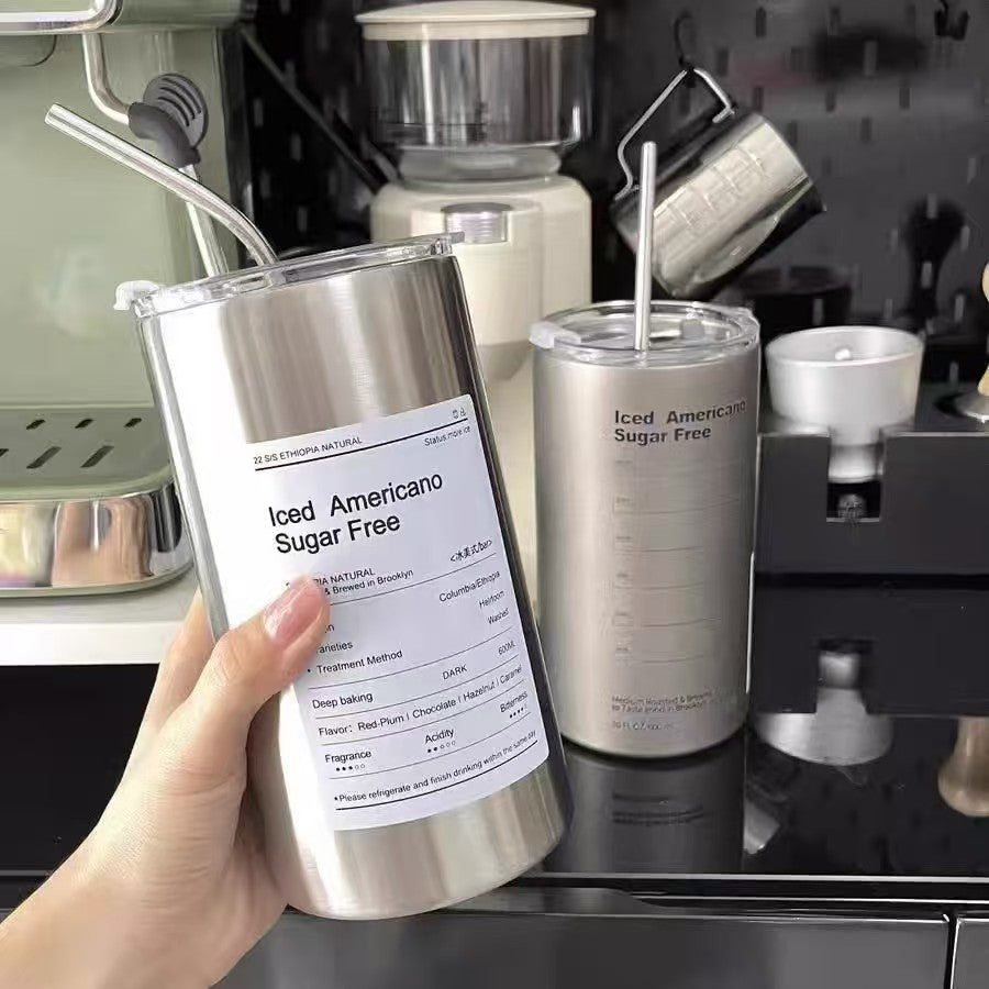 Stainless Steel Travel Coffee Cup 600ML Insulated Tumbler