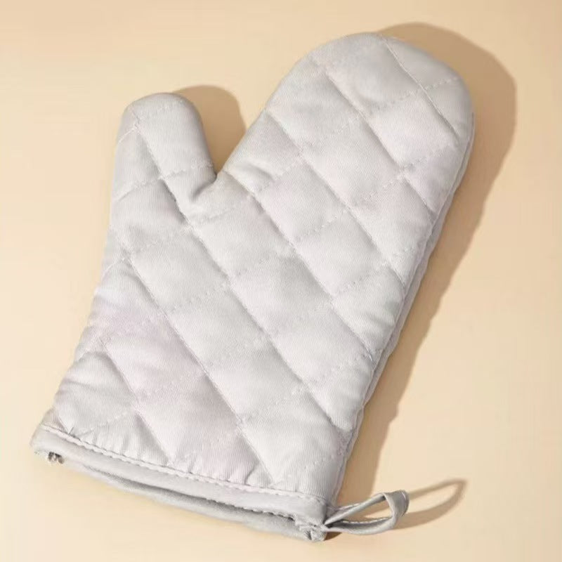Heat Resistant Oven Mitt Thick Cotton Baking Glove