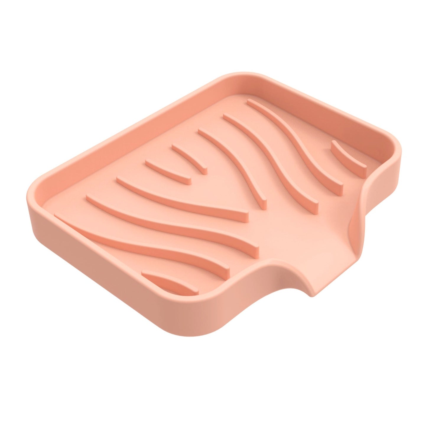 Silicone Soap Drain Tray – Self Draining Non-Slip Soap Holder