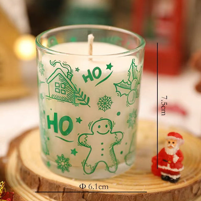 Christmas Glass Scented Candle