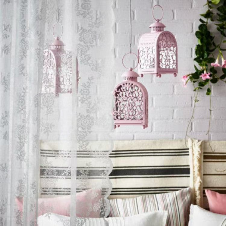 Moroccan Style Vintage Metal Candle Holder